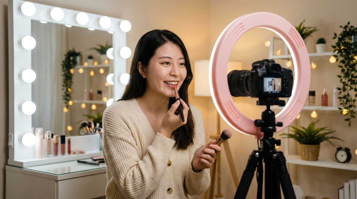 黑丝美妆视频教程